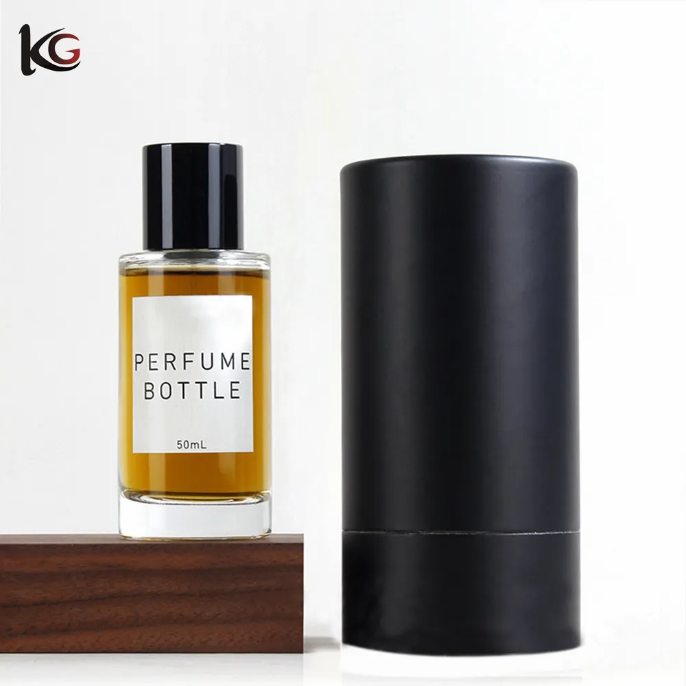 1000-2-2 Round 30ml 50ml 100ml Glass Perfume Bottle Custom Private Logo and Color as Request - Image 1