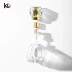 Empty Perfume Bottle 50ml, Clear Glass Atomizer with Locking Cap, 15-thread Press Spray Refillable Bottle for Travel, Fragrance Decanting, Essential Oils - Image 4