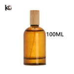 Wholesale Round 30ml 50ml 100ml Amber Perfume Bottle with cap and spray - Image 7