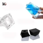 75ml Elegant Glass Perfume Bottle with Cap, Unique Design Refillable Atomizer for Fragrance & Cosmetics - Empty Decanter Bottle - Image 5