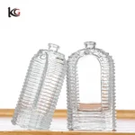 50ml Clear Glass Perfume Atomizer with Threaded Neck & Label Area - Refillable Spray Bottle for Fragrance and Cosmetics - Image 5