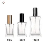 30 50 100 ml Thick Bottom Travel Perfume Refillable Bottle Screw on Cap - Image 4