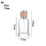 Round Thick Bottom 1.69oz 50ml Perfume Bottles Sell Online in Stock - Image 6