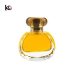 50ml Round Thick-Bottom Perfume Bottle - Mini Clear Glass, Portable with Interchangeable Cap Options - Image 2
