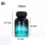 150ml Gradient Color Glass Diffuser Bottle - Cylinder Reed Diffuser Empty Vessel for Essential Oils, Flameless Home Fragrance - Image 4