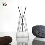 Minimalist Ins-Style Triangle Diffuser Bottle – Tall Double-Layer Borosilicate Glass for Essential Oils - Image 8
