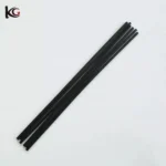 Elegant Smoky Gray Glass Diffuser - Wide Base Empty Bottle with Wood Lid, Includes Reeds & Dried Flowers for Home Fragrance - Image 13