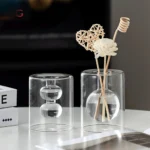 Modern European Style Double-Walled Glass Diffuser Bottles - Elegant Aromatherapy Containers (45ml-245ml) - Bulk Wholesale & Custom Logo Service - Factory Direct