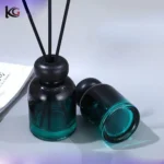150ml Gradient Color Glass Diffuser Bottle - Cylinder Reed Diffuser Empty Vessel for Essential Oils, Flameless Home Fragrance