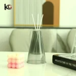 Minimalist Ins-Style Triangle Diffuser Bottle – Tall Double-Layer Borosilicate Glass for Essential Oils - Image 9