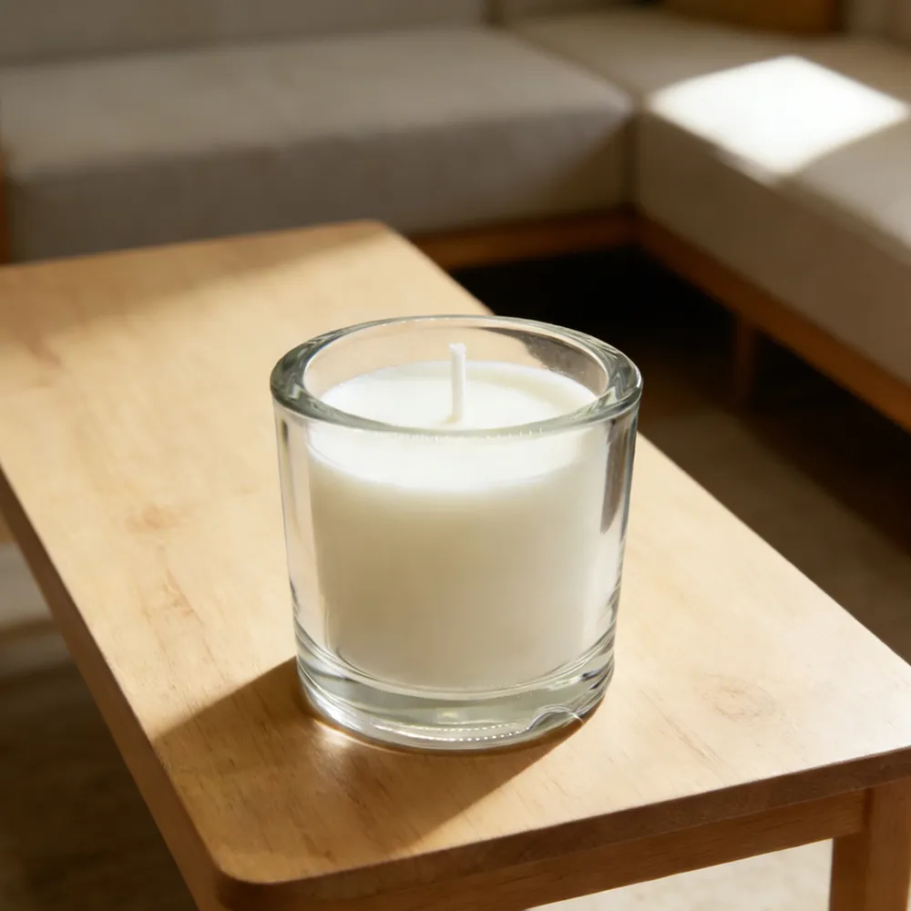 4 Glass Candle Cup - Image 1