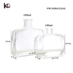 Cylindrical glass base bottle 9999 (XX24) - Image 4