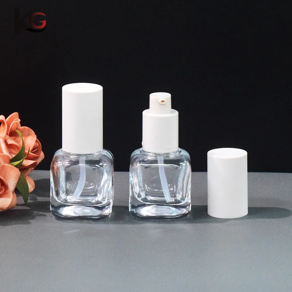 HQ20853 (14) Wholesale 40ml Clear Matte Foundation Bottle China Supplier - Image 1