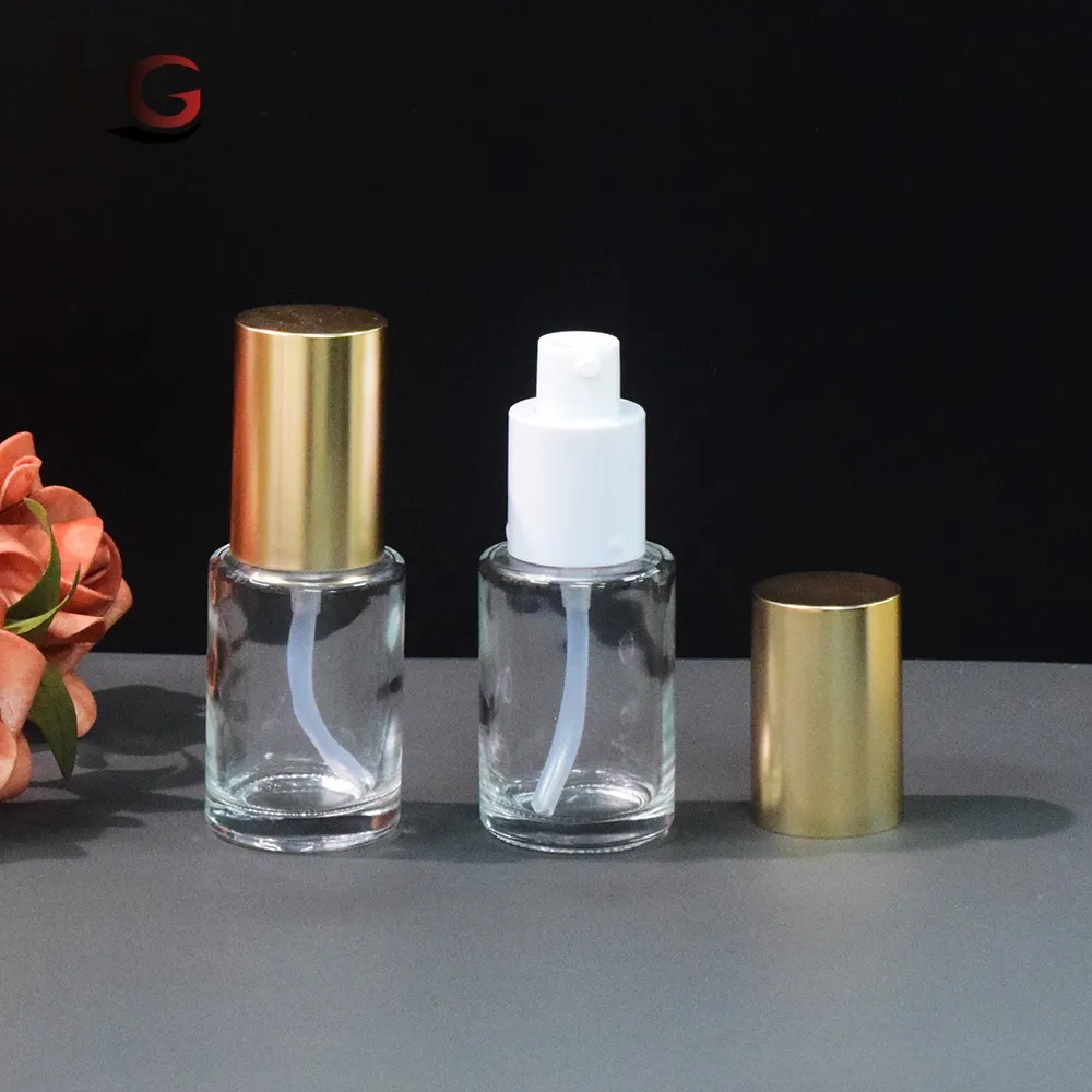HQ2116 (12) Wholesale 30ml Clear Matte Foundation Bottle China Supplier - Image 1