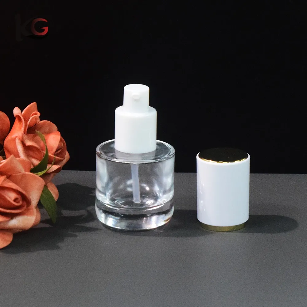 MS-97418 (15) Wholesale 30ml Clear Matte Foundation Bottle China Supplier - Image 1