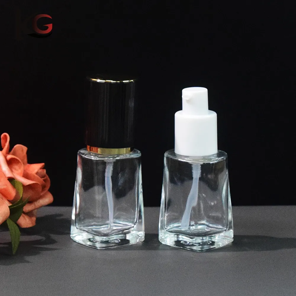 S-2705- (13) Wholesale 30ml Clear Matte Foundation Bottle China Supplier - Image 1