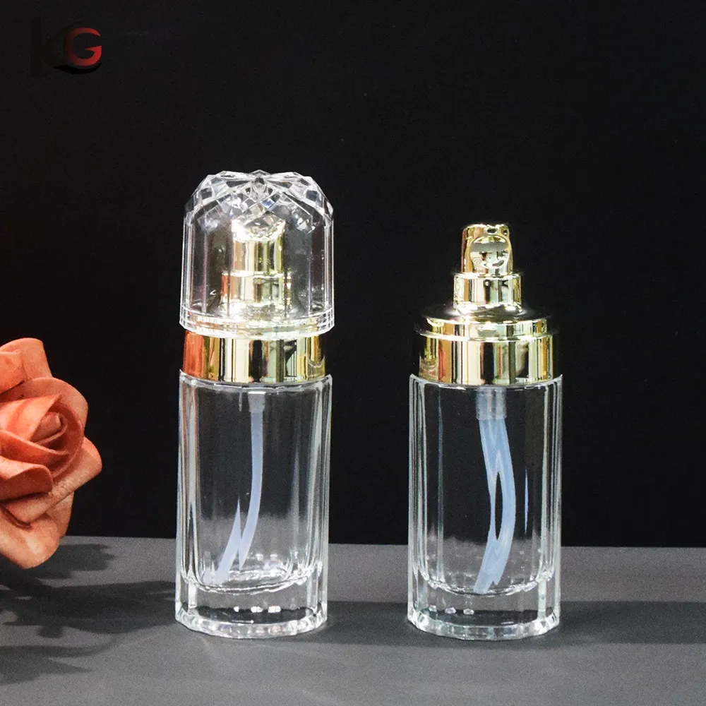 XZJ-0016 (14) Wholesale 40ml Clear Matte Foundation Bottle China Supplier - Image 1
