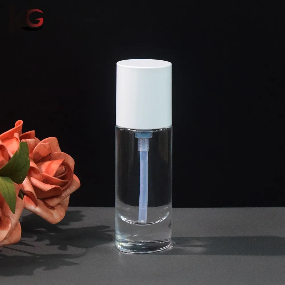 XZJ-0019 (14) Wholesale 40ml Clear Matte Foundation Bottle China Supplier - Image 1