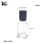Wholesale 40ml Clear Matte Foundation Bottle China Supplier - Image 2