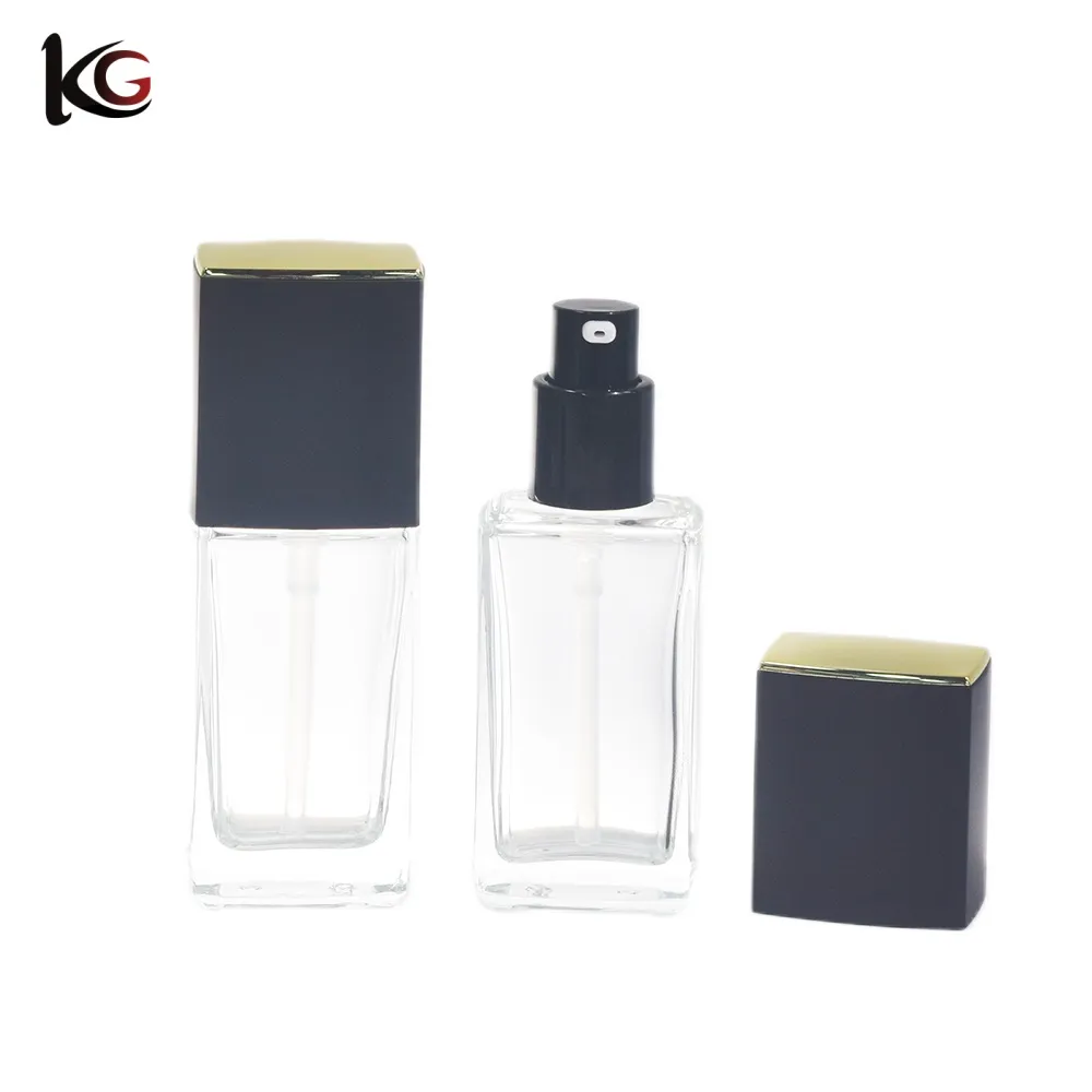 XZJ-F065 (6) Wholesale 30ml Clear Matte Foundation Bottle China Supplier - Image 1