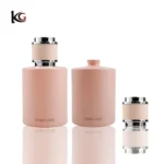 Guangzhou Custom Logo 100ml Round Perfume Pink Bottle Vendor