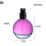 Custom logo 1.06oz 30ml Perfume Bottle Round sell online - Image 4