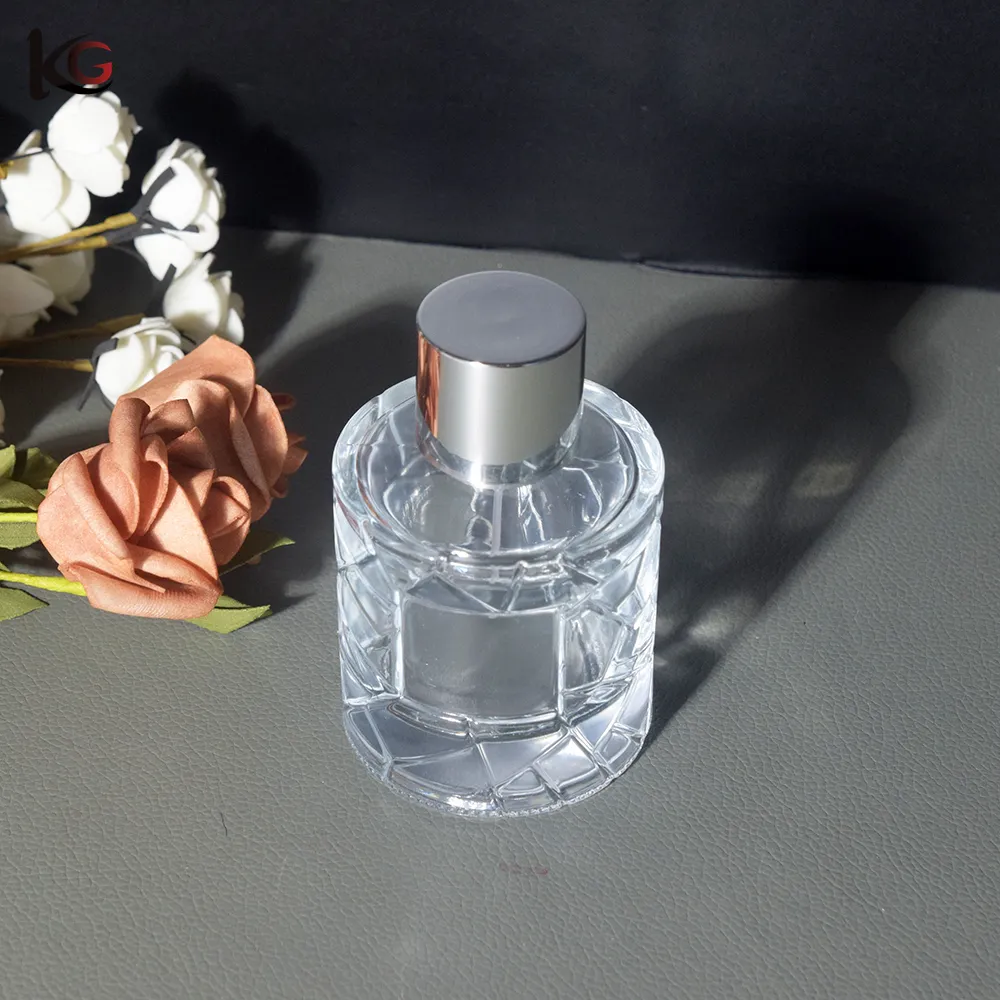 perfume bottle- (2) 100ml Round Magnetic Cap Perfume Bottle Supplier - Image 1