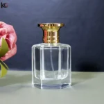 6-Sided Crystal Glass Perfume Bottle - Crimp Geometric Luxury Perfume Container with Premium Sprayer for Elegant Brand Packaging - Image 10