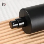 Factory Direct Cylinder Matte Black Perfume Bottles 30ml 50ml - Threaded Pump Glass Empty Bottles, New Design Cosmetic Containers - Image 5