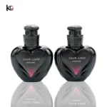 15ml Heart-Shaped Glass Perfume Bottle-Refillable Empty Bottle with Custom Label Printing & Black Press-Type Sprayer for Branding and Essential Oils - Image 5