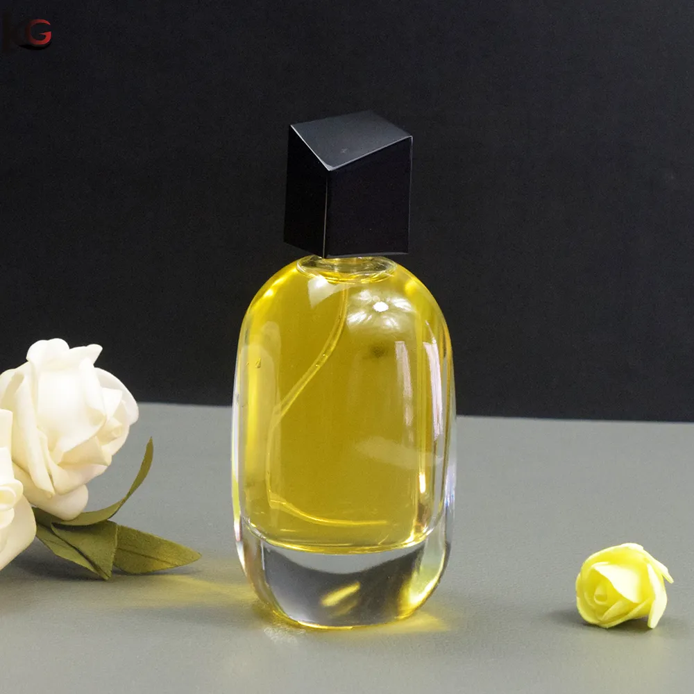 perfume bottle- (8) Long Round Water Drop Shape Unique Perfume Bottle Factory with mist Spray - Image 1